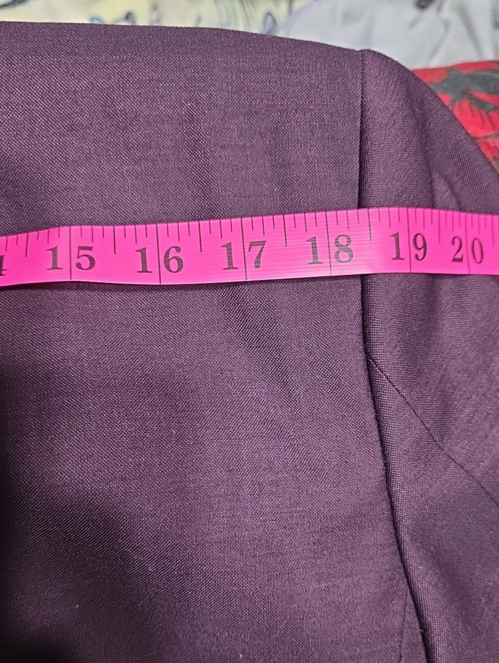 H & M Skinny Fit Mens Burgundy Single-Breasted Blazer Classic Stulush Sz 46R EUC